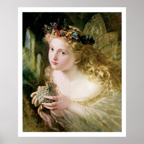 Beautiful  Fairy Victorian Art Print Large