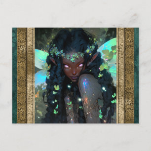Beautiful Fairy Woman Fantasy Art Postcard
