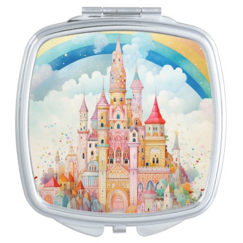 Beautiful Fairytale Castle Compact Mirror