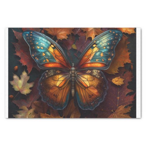 Beautiful Fall Autumn Butterfly Decoupage Paper 