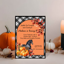 Beautiful Fall Autumn Horse Birthday