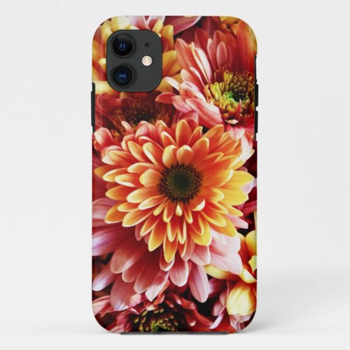 Beautiful Fall Floral Bouquet Design Gifts iPhone 11 Case