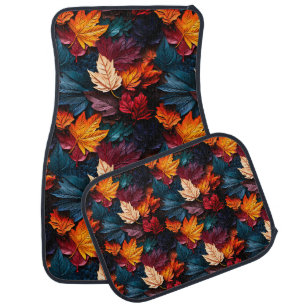 Beautiful Fall Leaves Car Floor Mat