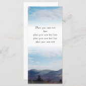 Beautiful Fall mountains Bookmark Customize (Front/Back)