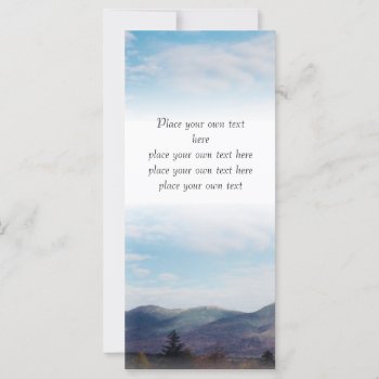 Beautiful Fall Mountains Bookmark Customize by RenderlyYours at Zazzle