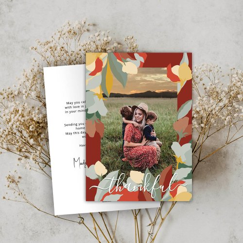 Beautiful Fall Thanksgiving Greeting Card