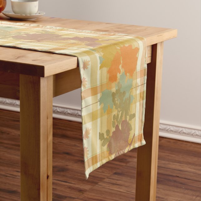 Beautiful Fall/Thanksgiving Tablecloth w/runner (In Situ)