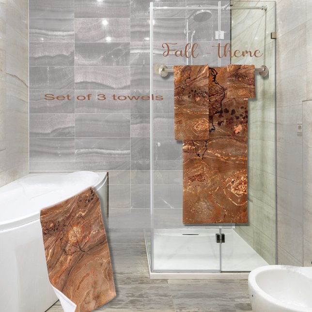 Beautiful Fall theme  Bath Towel Set (Beautiful Fall theme Bath Towel Set)