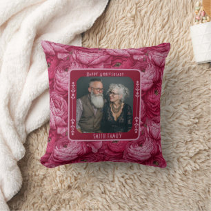 Beautiful Family Marriage Throw Pillow