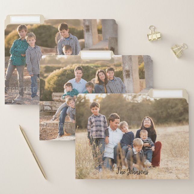 Beautiful Family Photos File Folder (Set)