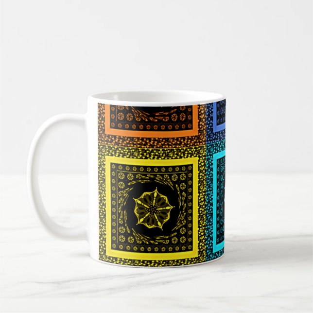 Beautiful fantastic feminine design coffee mug (Left)