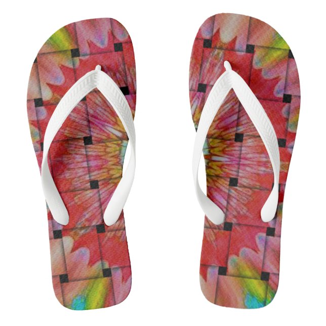 Beautiful Fantastic Feminine Design Flip Flops (Footbed)