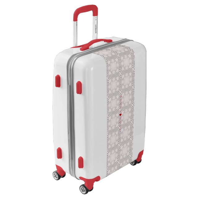 Beautiful Fantastic Feminine Honeymoon Design Luggage (Rotated Left)