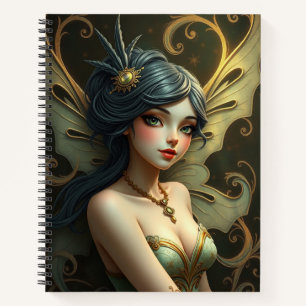 Beautiful Fantasy Fairy Art Notebook