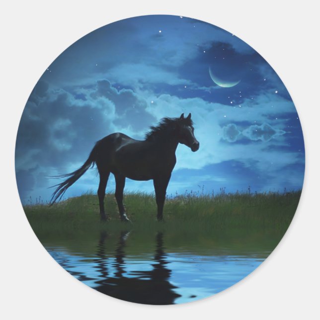 Beautiful Fantasy Horse Stickers (Front)