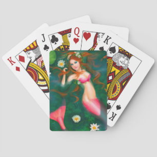 Beautiful Fantasy mermaid Poker Cards