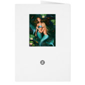 Beautiful Fantasy mermaids in lake with lilies (Back)