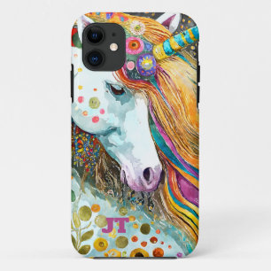 Beautiful Fantasy Unicorn iPhone 11 Case