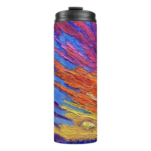 Beautiful Farm Sunset Thermal Tumbler