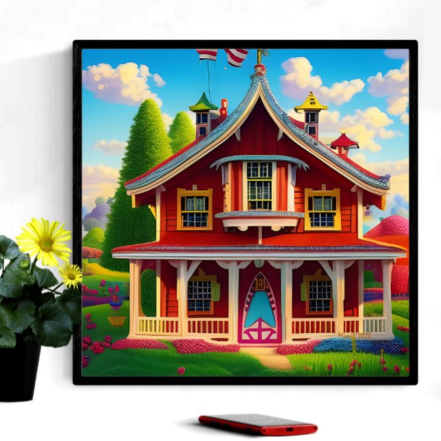 Beautiful Farmhouse Countryside Framed Art (Creator Uploaded)