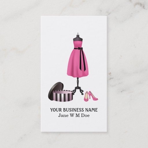 Customizable Beautiful Fashion Business Card
