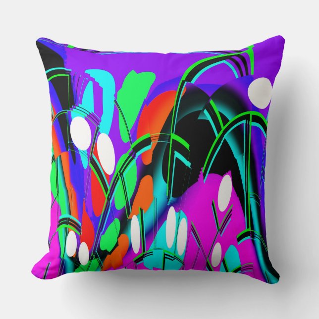 Beautiful fashion throw pillow (Front)