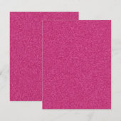 Beautiful fashionable girly hot pink glitter (Front/Back)