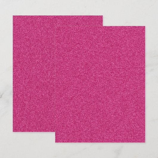 Beautiful fashionable girly hot pink glitter (Front/Back)