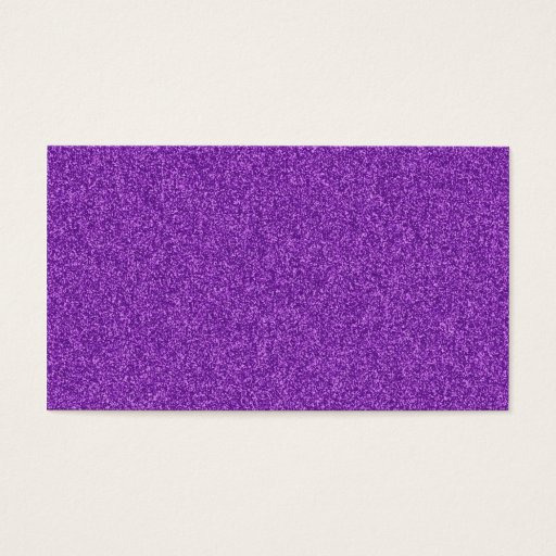 Customizable Beautiful fashionable girly purple glitter effect business card templates
