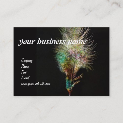 Beautiful Feather Business Card