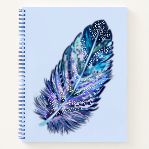 Beautiful Feather _ Choose your color Notebook