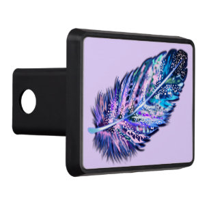 Beautiful Feather - Choose your colors Hitch Cover