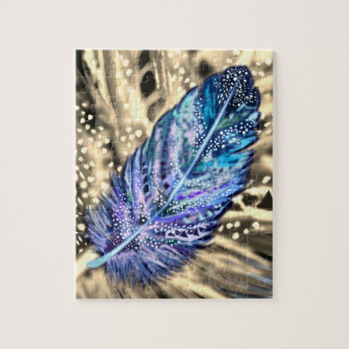 Beautiful Feather _ Exotic _ Jigsaw Puzzle