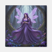 Beautiful February Amethyst Fairy