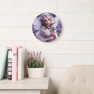 Beautiful February Fairy in Violets