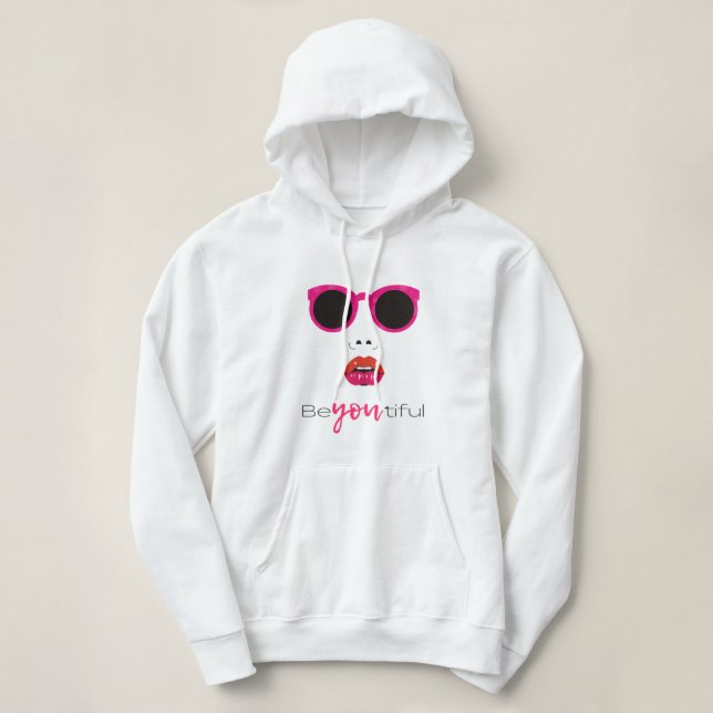 Beautiful Feminine T-Shirt  Hoodie (Design Front)