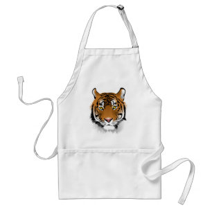 Beautiful Ferocious Sumatran Tiger Adult Apron