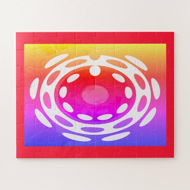 Beautiful festive abstract art jigsaw puzzle (Horizontal)