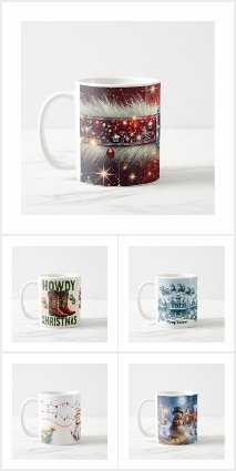 Beautiful Festive Christmas Mug
