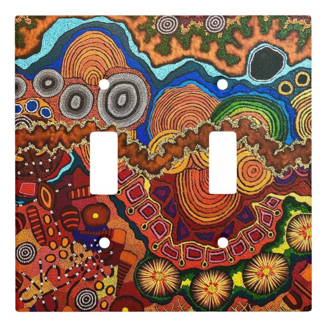 Beautiful Fine Art Double Switch Plate (Front)