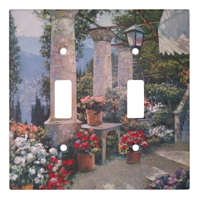 Beautiful Fine Art Double Switch Plate (Front)
