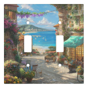 Beautiful Fine Art Double Switch Plate