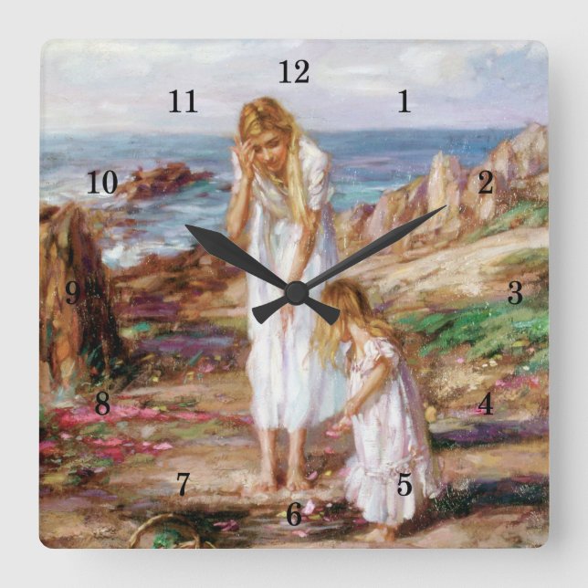 Beautiful Fine Art Wall Clock (Front)