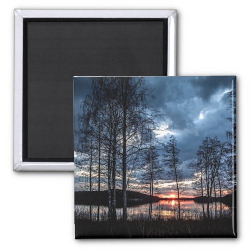 Beautiful Finland landscape photograph Magnet