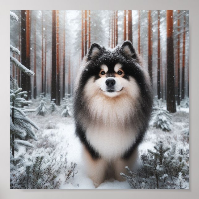 Beautiful Finnish Lapphund Poster (Front)