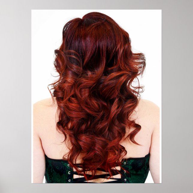 Beautiful Fire Ombre' Salon Poster (Front)