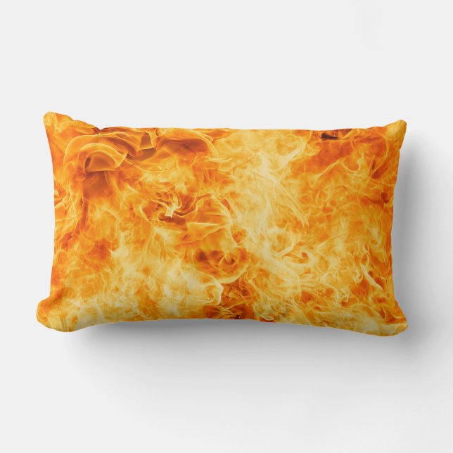 Beautiful Fire Storm Throw Pillow (Front)
