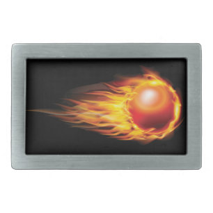Beautiful Fireball Belt Buckle