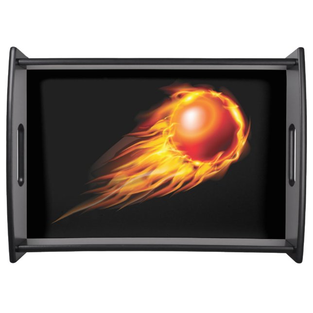 Beautiful Fireball Serving Tray (Front)