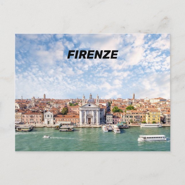 Beautiful Firenze - Italy Postcard (Front)